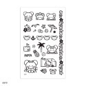 BT21 Minini 夏日紋身貼紙-規格圖3