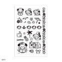 BT21 Minini 夏日紋身貼紙-規格圖3