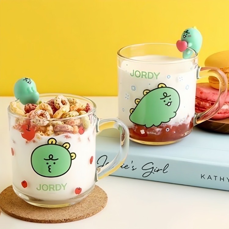 Kakao Friends 杯緣子玻璃杯-細節圖2