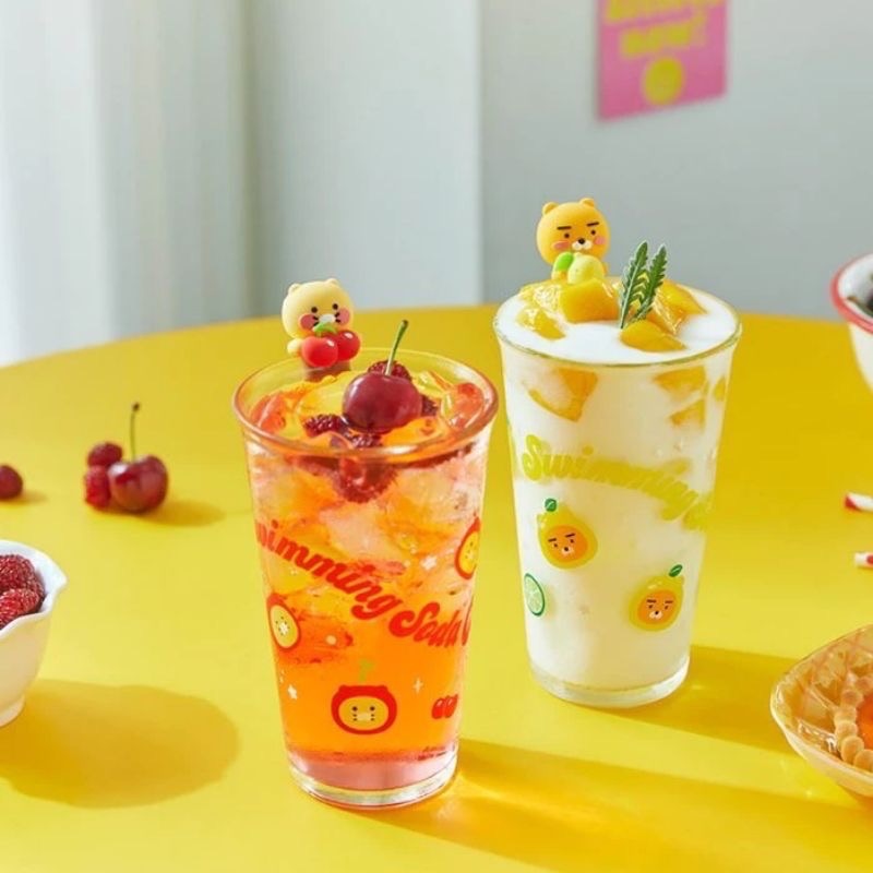 Kakao Friends 杯緣子玻璃杯-細節圖7