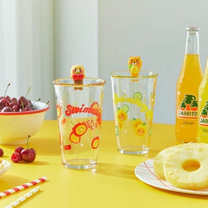 Kakao Friends 杯緣子玻璃杯-細節圖8