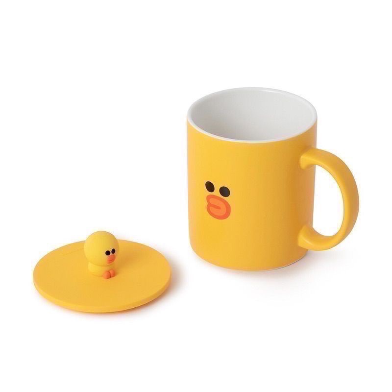Line Friends 經典帶蓋馬克杯-細節圖4