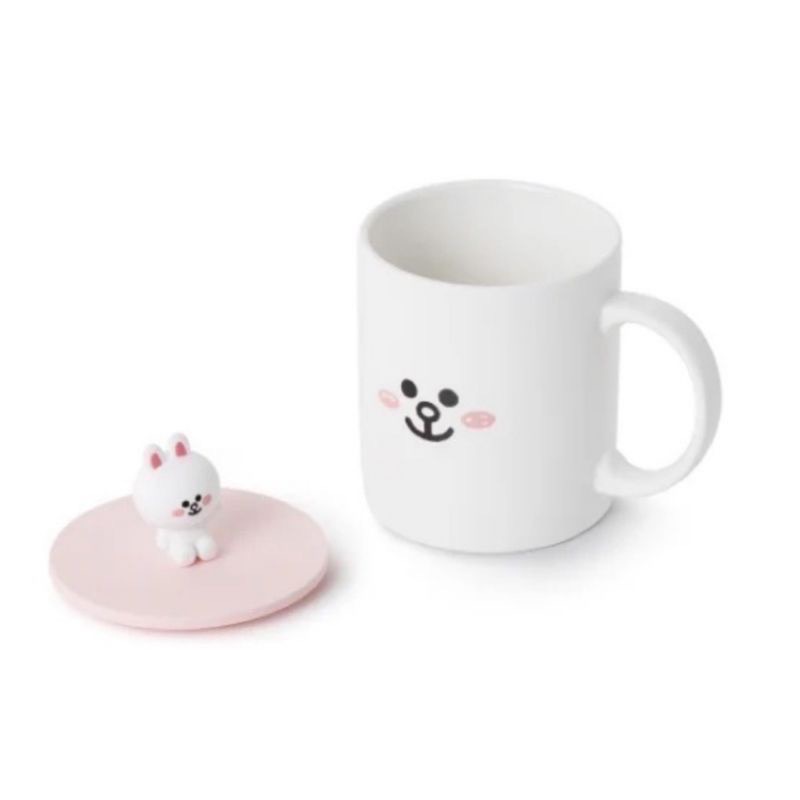 Line Friends 經典帶蓋馬克杯-細節圖5