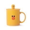 Line Friends 經典帶蓋馬克杯-規格圖5