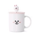 Line Friends 經典帶蓋馬克杯-規格圖5