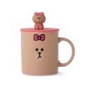 Line Friends 經典帶蓋馬克杯-規格圖5