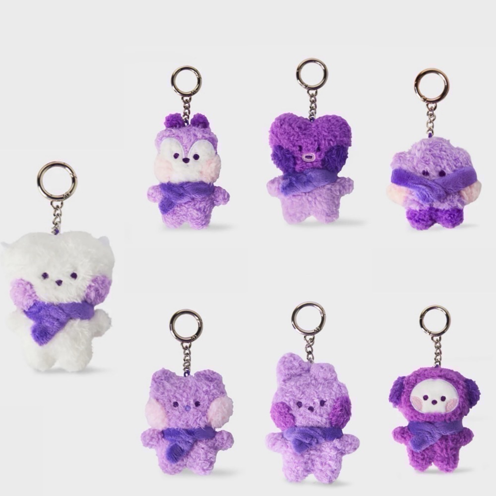BT21 Minini 紫色系列吊飾-細節圖4