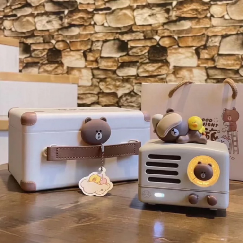 Line Friends 聯名款熊大音箱小夜燈-細節圖4