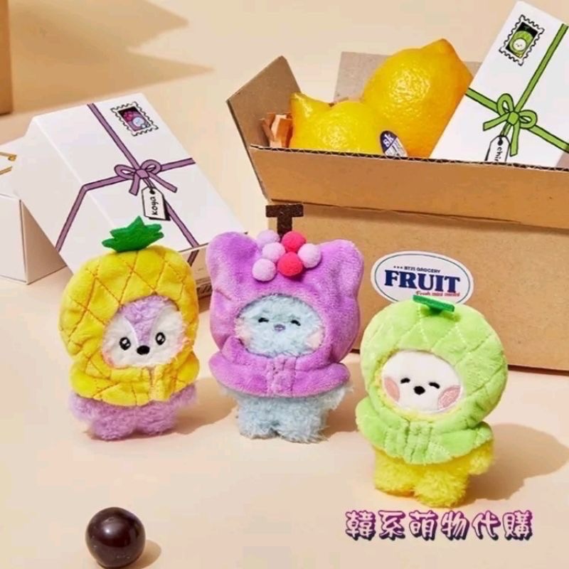 BT21 Minini 水果系列吊飾/玩偶-細節圖5