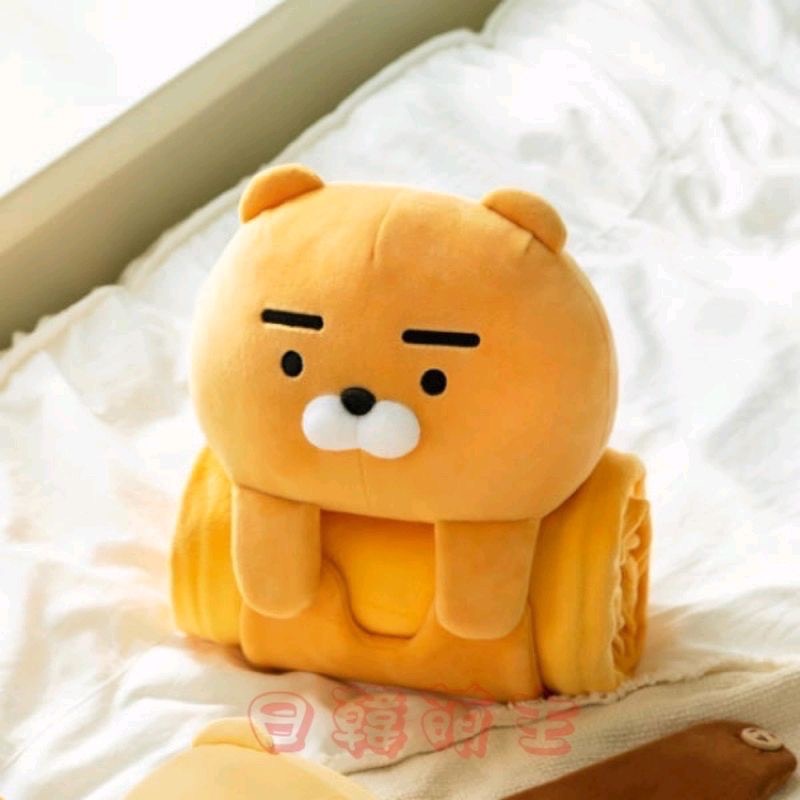 Kakao Friends Ryan 春植便攜毛毯-細節圖3