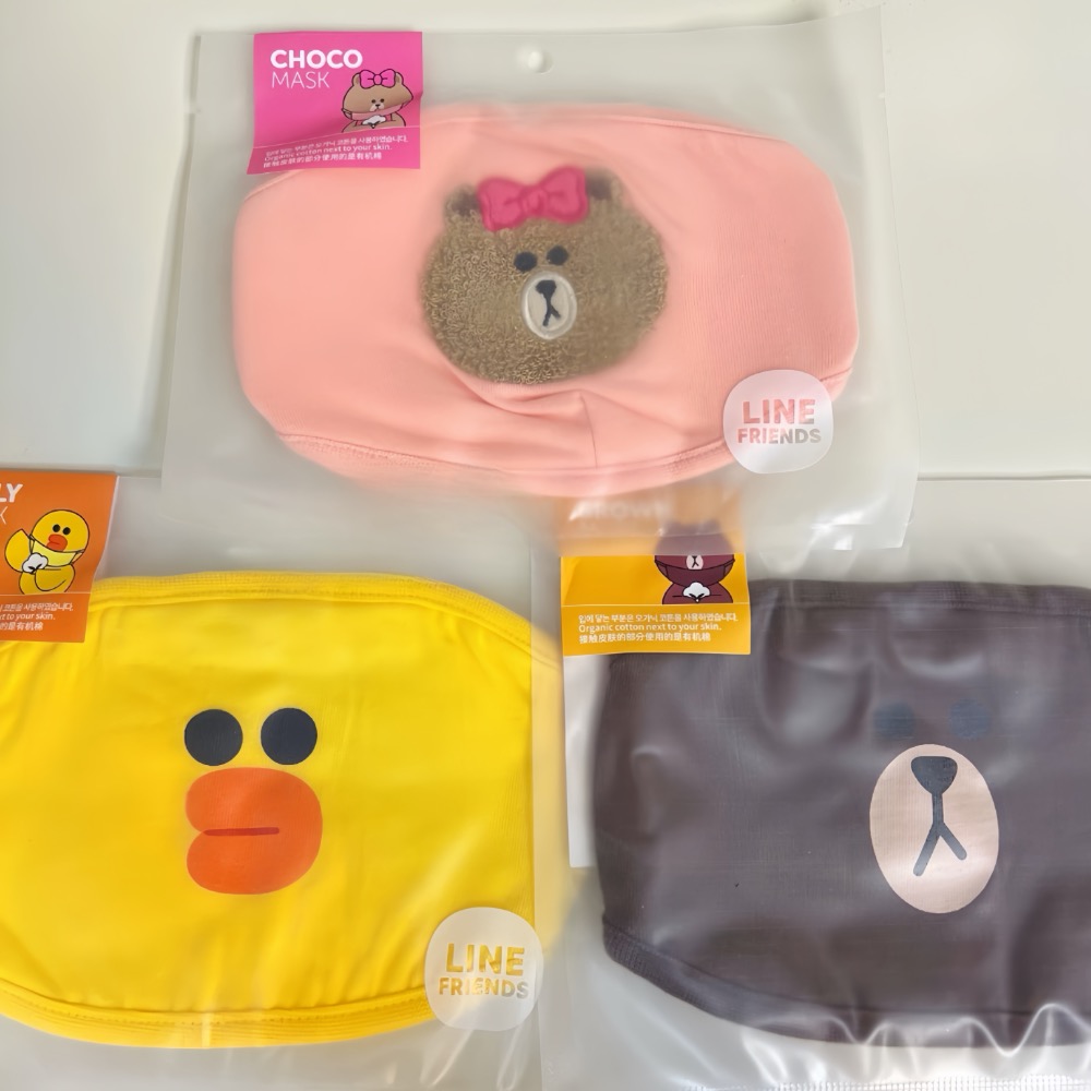 Line Friends 角色防塵口罩-細節圖2