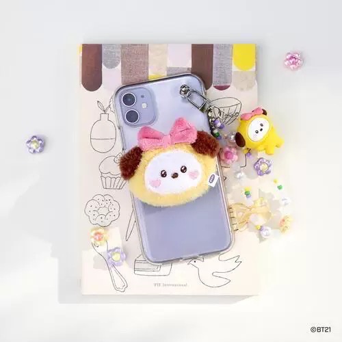 BT21 Minini 大頭髮圈/毛絨手機支架-細節圖4