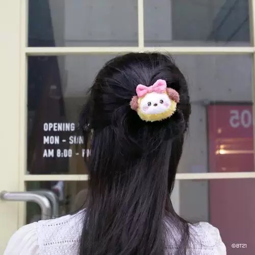 BT21 Minini 大頭髮圈/毛絨手機支架-細節圖7