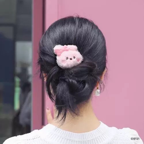 BT21 Minini 大頭髮圈/毛絨手機支架-細節圖8
