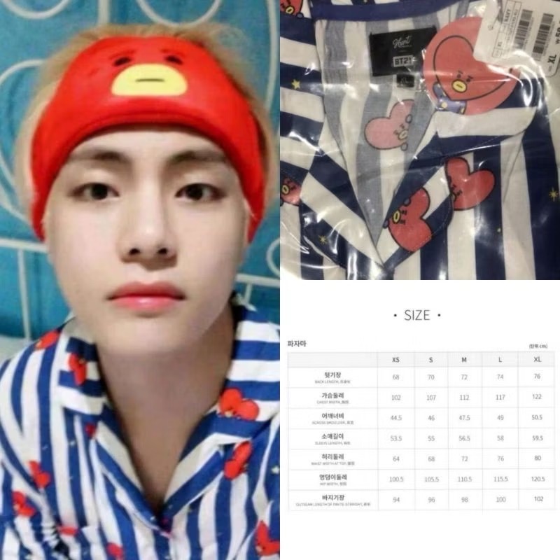 BT21 Tata 睡衣褲套裝-細節圖4