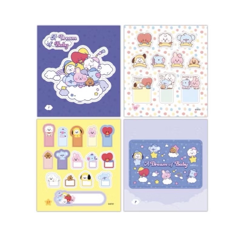 BT21 寶寶貼紙本-細節圖3