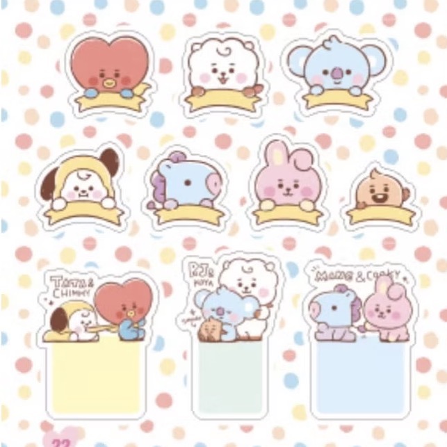 BT21 寶寶貼紙本-細節圖5