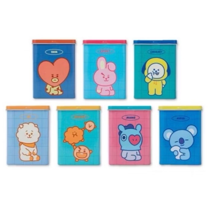 BT21官方鐵盒OK貼-細節圖2