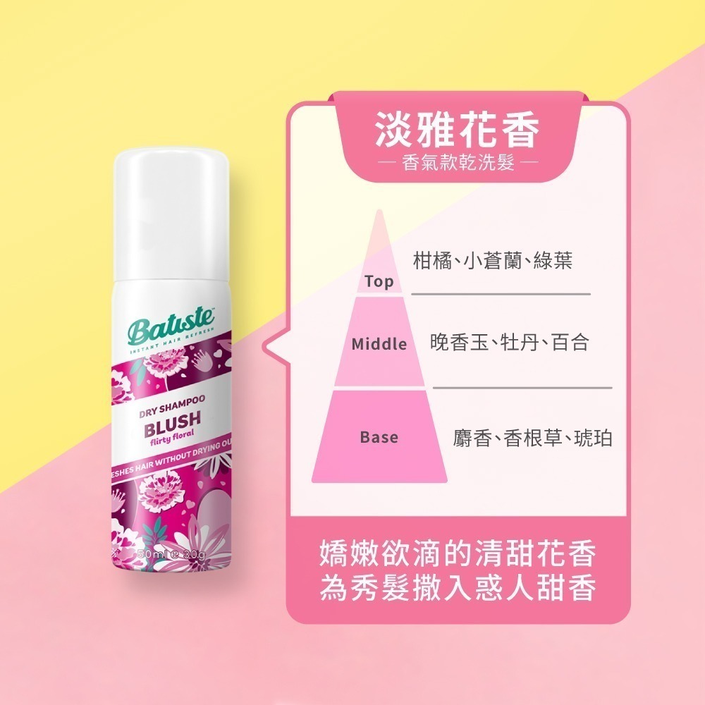 【Batiste芭緹絲】乾洗髮 50ml-細節圖3