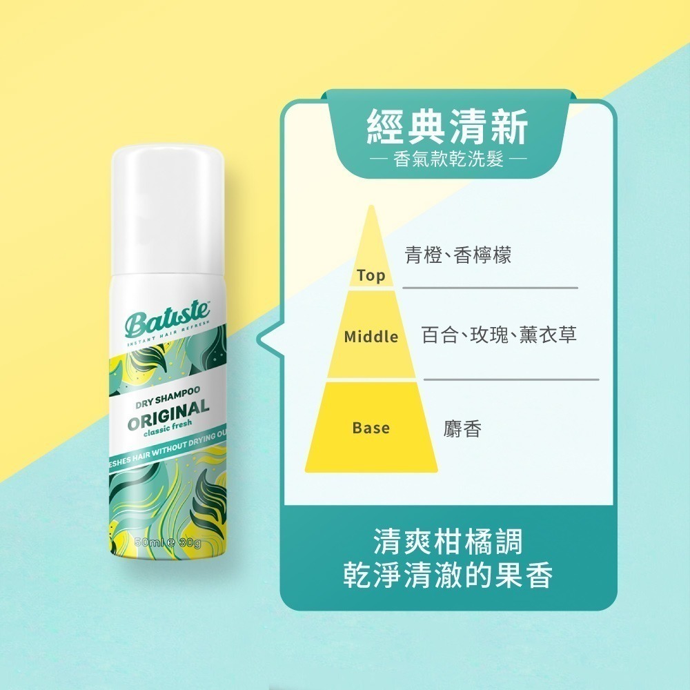 【Batiste芭緹絲】乾洗髮 50ml-細節圖2