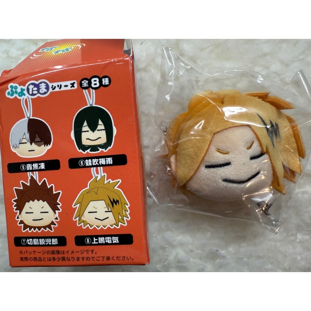 我的英雄學院。頭型軟Q吊飾盲盒。上鳴電氣確認款-細節圖2