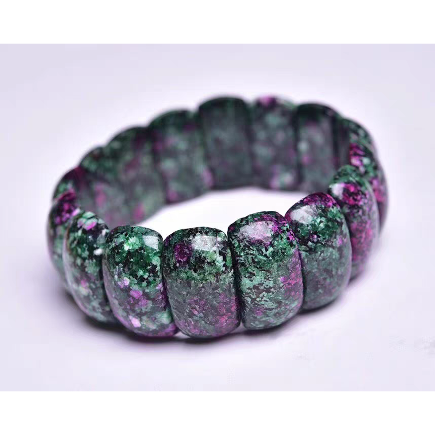 2024打造富貴#好磁場#五行相生相旺#吉祥茉莉開運天然红綠寶手排/手鍊-細節圖4