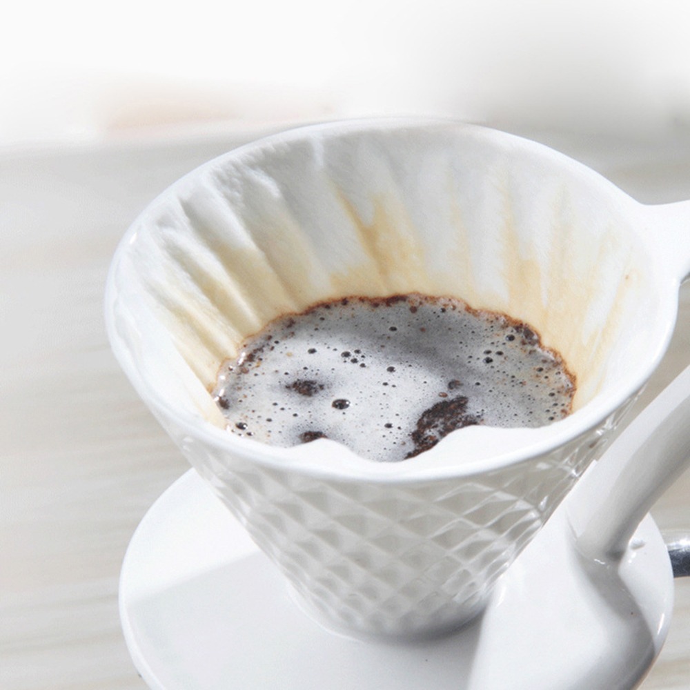 ⭐台灣現貨⭐GK-509 鑽石陶瓷濾杯 3～4人 V60濾杯 咖啡濾器 錐形濾杯 手沖濾杯-細節圖4