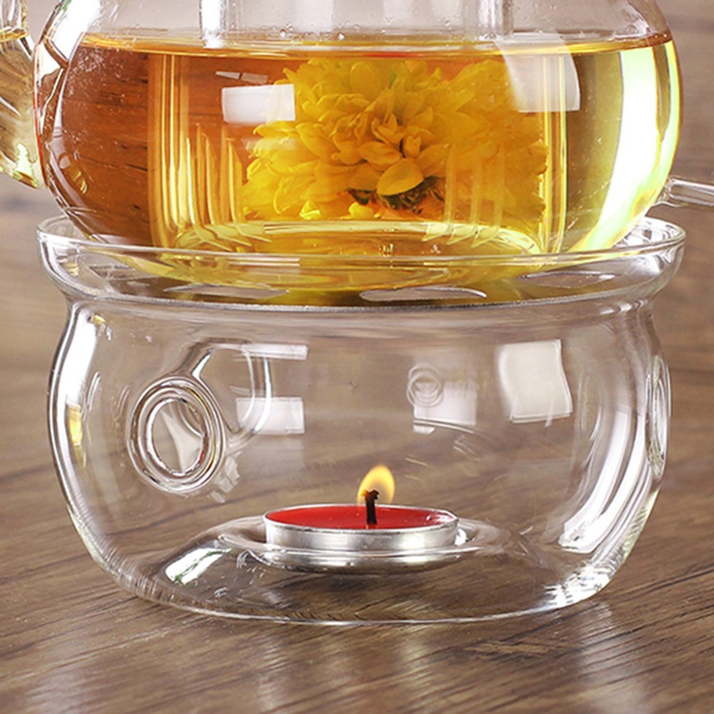 ⭐台灣現貨⭐GK-202B 玻璃保溫爐座 蠟燭保溫座 加熱底座 附蠟燭一個-細節圖3