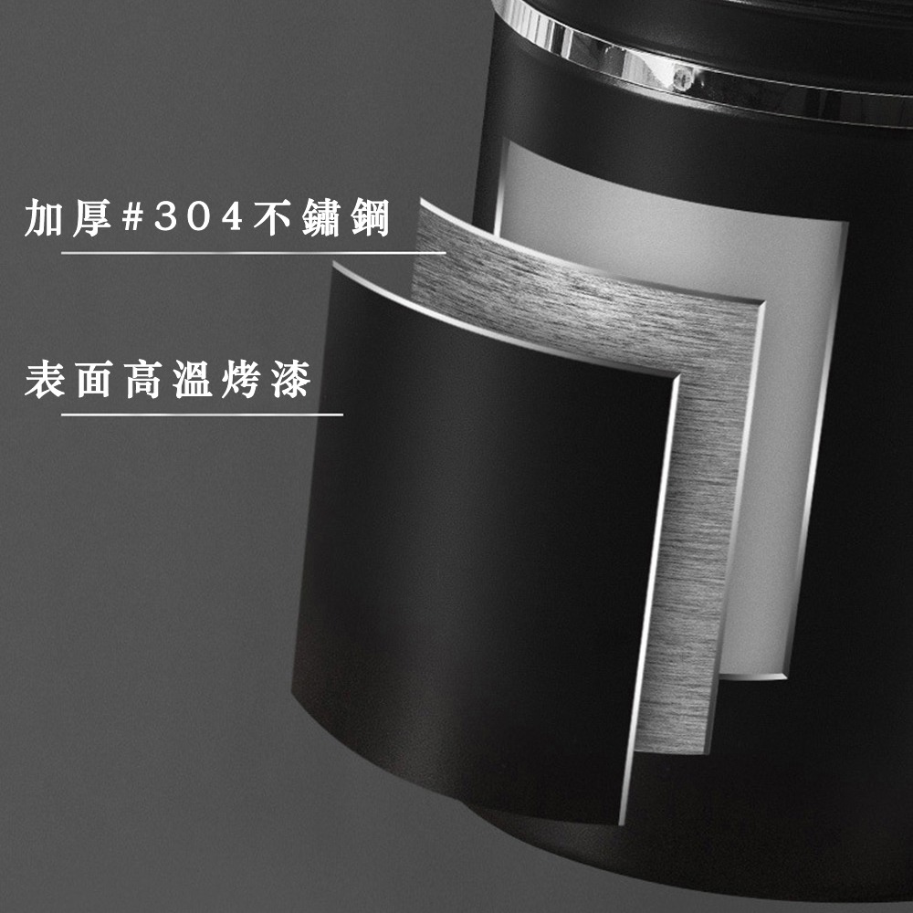 ⭐台灣現貨⭐不鏽鋼密封罐 單向排氣閥 紀錄儲放日期 咖啡豆密封罐 儲豆罐 儲物罐 附不鏽鋼豆勺-細節圖3