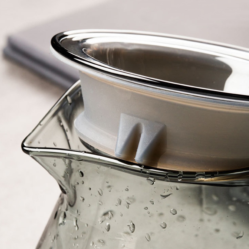 ⭐台灣現貨⭐黑耀鑽石壺 手沖咖啡壺 耐熱直火壺 耐熱玻璃壺 咖啡壺 泡茶壺 分享壺 下接壺-細節圖5