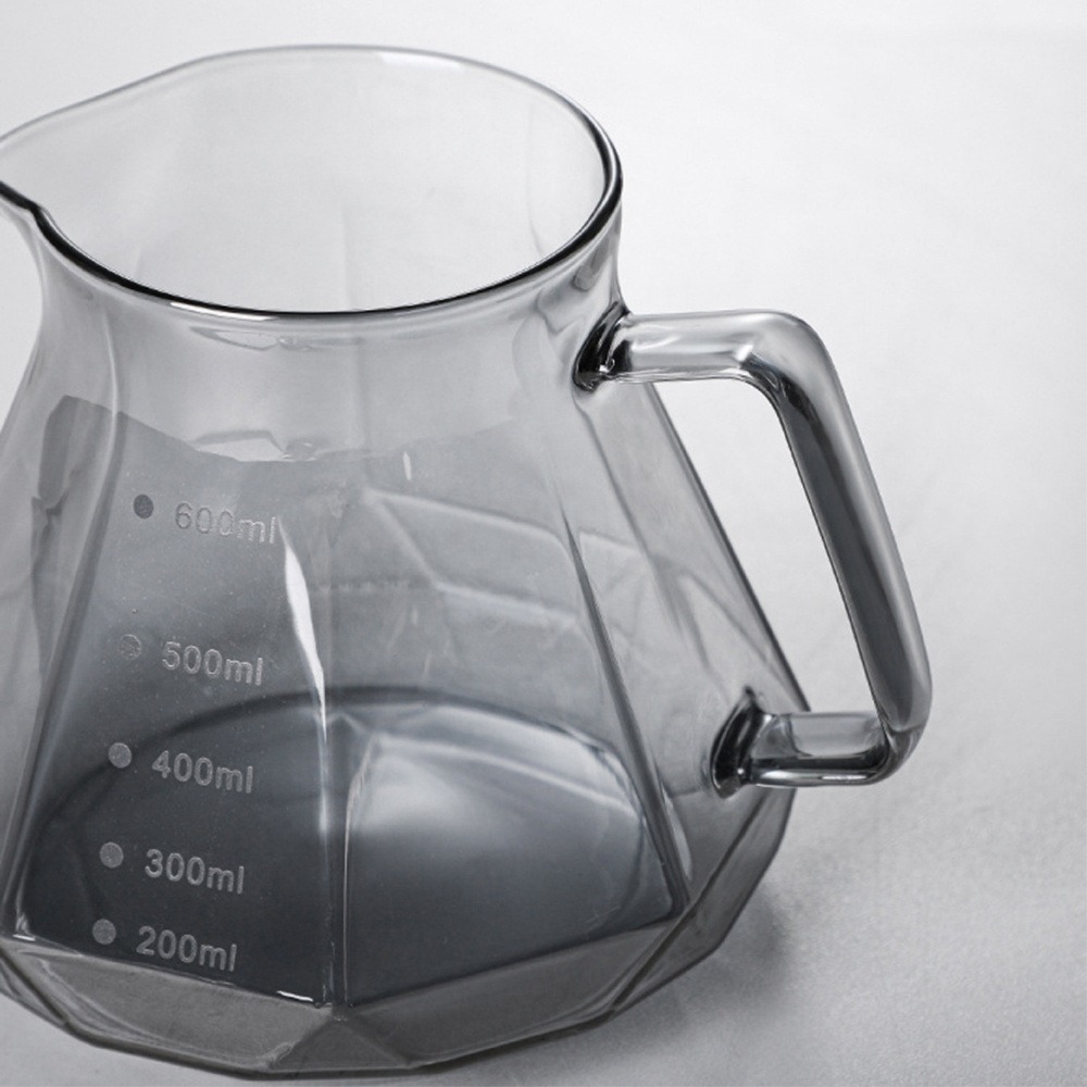 ⭐台灣現貨⭐黑耀鑽石壺 手沖咖啡壺 耐熱直火壺 耐熱玻璃壺 咖啡壺 泡茶壺 分享壺 下接壺-細節圖7