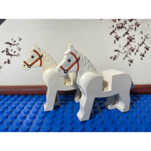 ［樂高高］Lego 二手白馬 4493c01pb04 城堡 徵兵 騎士 西部 動物 絕版