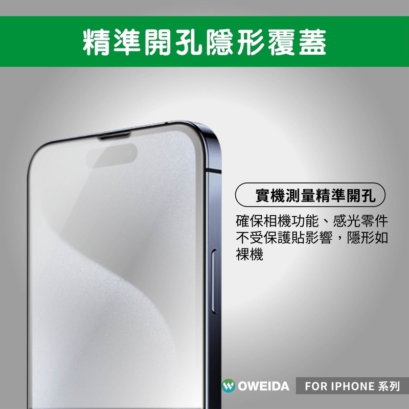 Oweida iPhone全系列 電競霧面滿版鋼化玻璃貼 17/16/15/14/13/12/11/X Pro Max-細節圖4