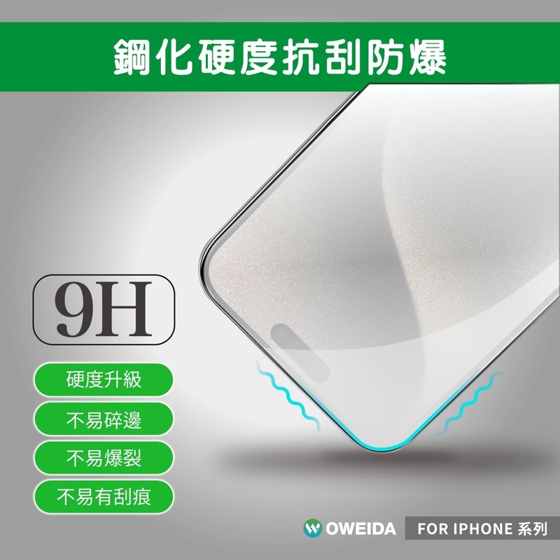 Oweida iPhone全系列 電競霧面滿版鋼化玻璃貼 15/14/13/12/11/X/78/SE Pro Max-細節圖2