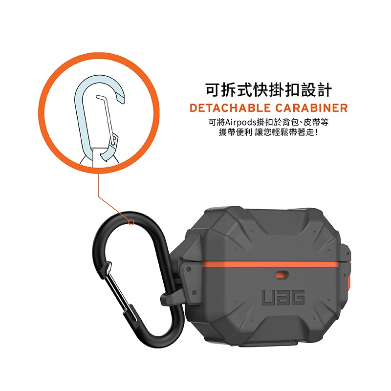 UAG AirPods 3 耐衝擊防水防塵硬式保護殼 支援無線充電-細節圖8