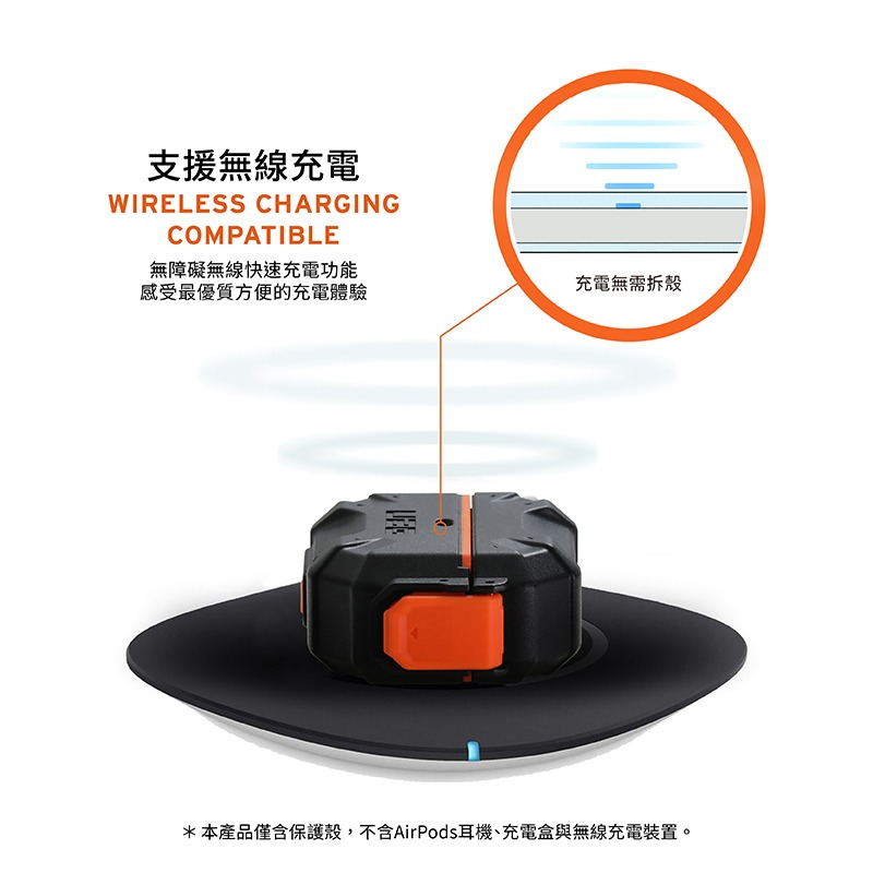 UAG AirPods 3 耐衝擊防水防塵硬式保護殼 支援無線充電-細節圖9