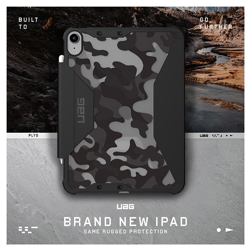 UAG iPad 10代 10.9吋 迷彩款耐衝擊平板保護殼套-細節圖2