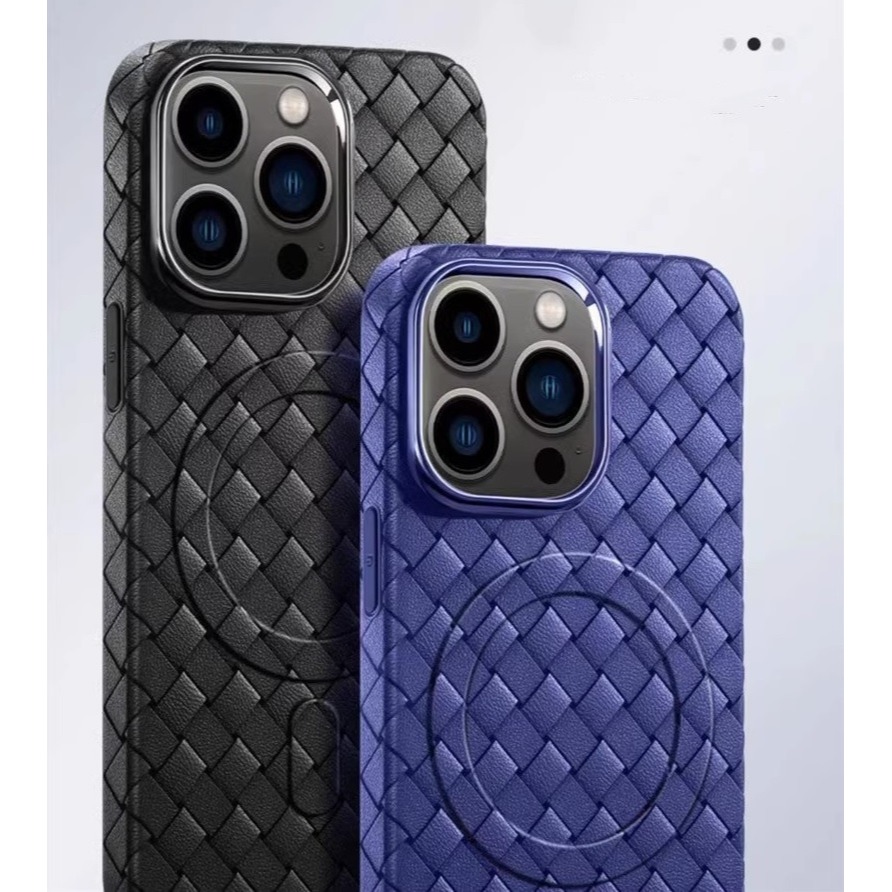 Oweida Magsafe磁吸編織殼 適用iPhone15 系列 編織超薄保護殼 羽量極輕款 保護套-細節圖5