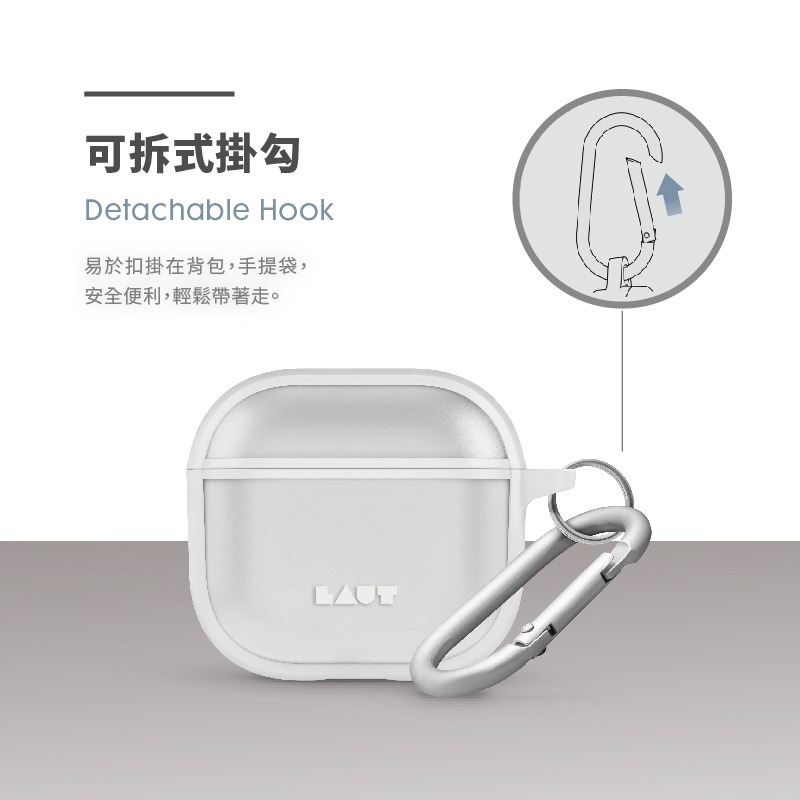 LAUT AirPods 4 防摔防塵保護殼-細節圖7