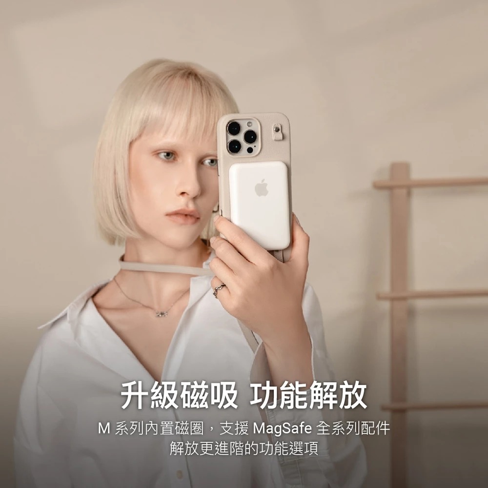 【MAGEASY】 iPhone 16 Pouch M 錢包磁吸掛繩手機殼(支援MagSafe) 掛繩手機殼 悠遊卡錢包-細節圖10