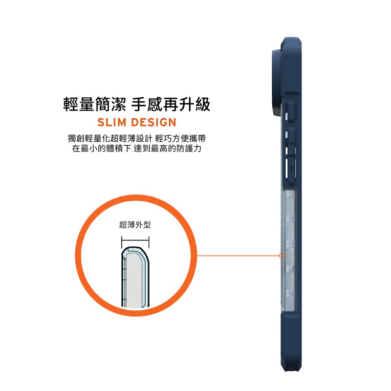 UAG iPhone 17系列 MagSafe磁吸式 經典款 耐衝擊防摔保護殼-附手腕掛繩-細節圖11