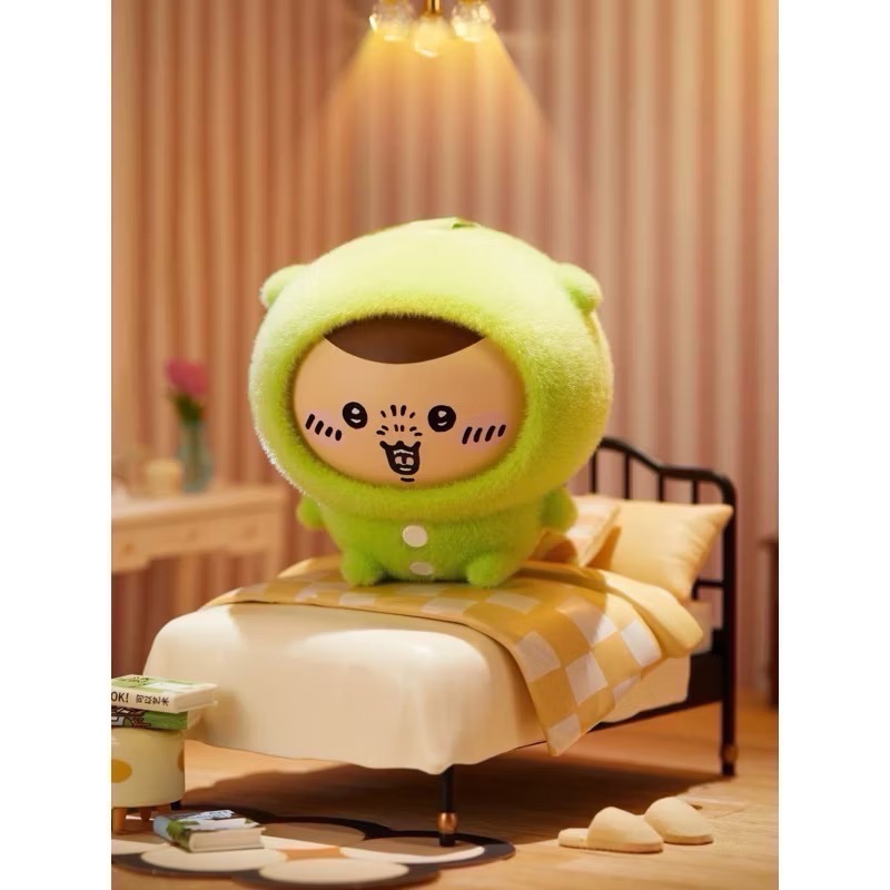 吉伊卡哇Chiikawa 睡衣系列 換臉掛件 栗子（現貨）-細節圖3