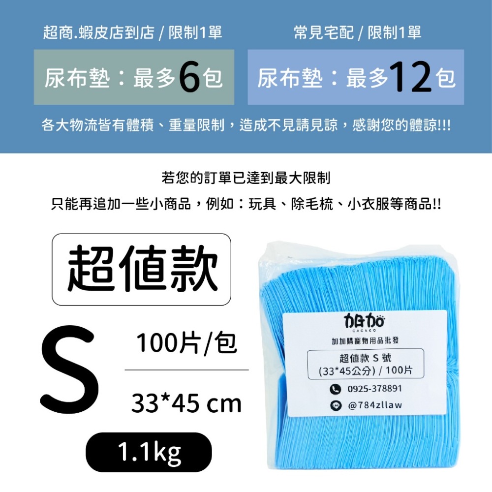 台灣現貨GAGAGO【寵物尿布墊】尿布墊 貓狗尿布墊 S號尿布 M號尿布 L號尿布 加厚尿布墊 狗狗尿墊 寵物訓練尿墊-規格圖8