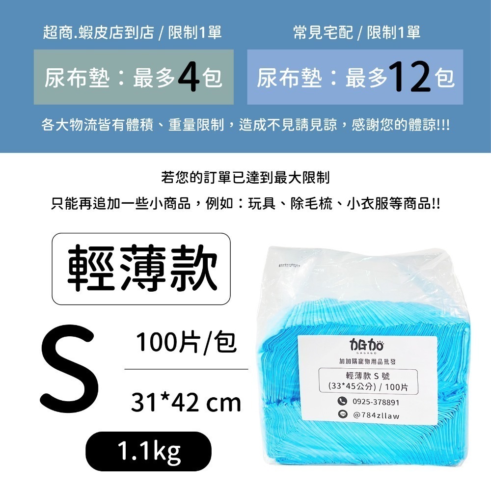 台灣現貨GAGAGO【寵物尿布墊】尿布墊 貓狗尿布墊 S號尿布 M號尿布 L號尿布 加厚尿布墊 狗狗尿墊 寵物訓練尿墊-規格圖6