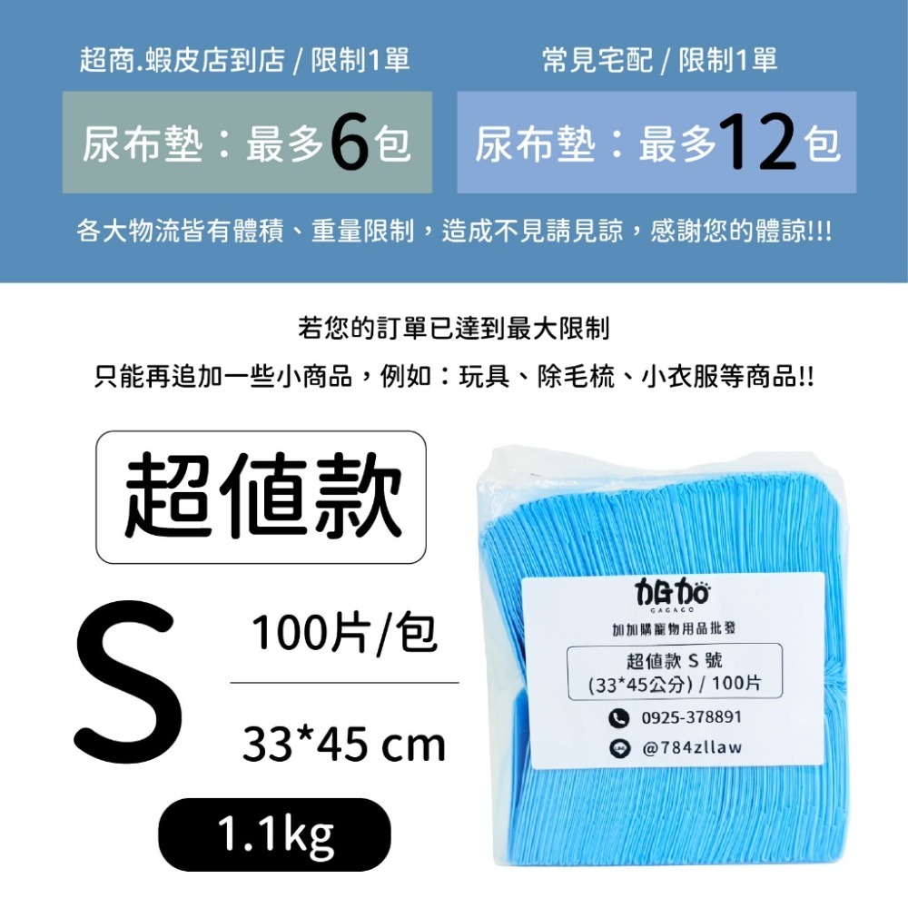 台灣現貨GAGAGO【寵物尿布墊】尿布墊 貓狗尿布墊 S號尿布 M號尿布 L號尿布 加厚尿布墊 狗狗尿墊 寵物訓練尿墊-規格圖8