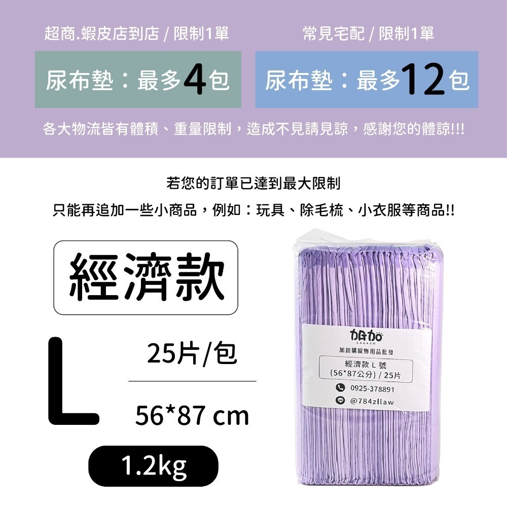 台灣現貨GAGAGO【寵物尿布墊】尿布墊 貓狗尿布墊 S號尿布 M號尿布 L號尿布 加厚尿布墊 狗狗尿墊 寵物訓練尿墊-規格圖6