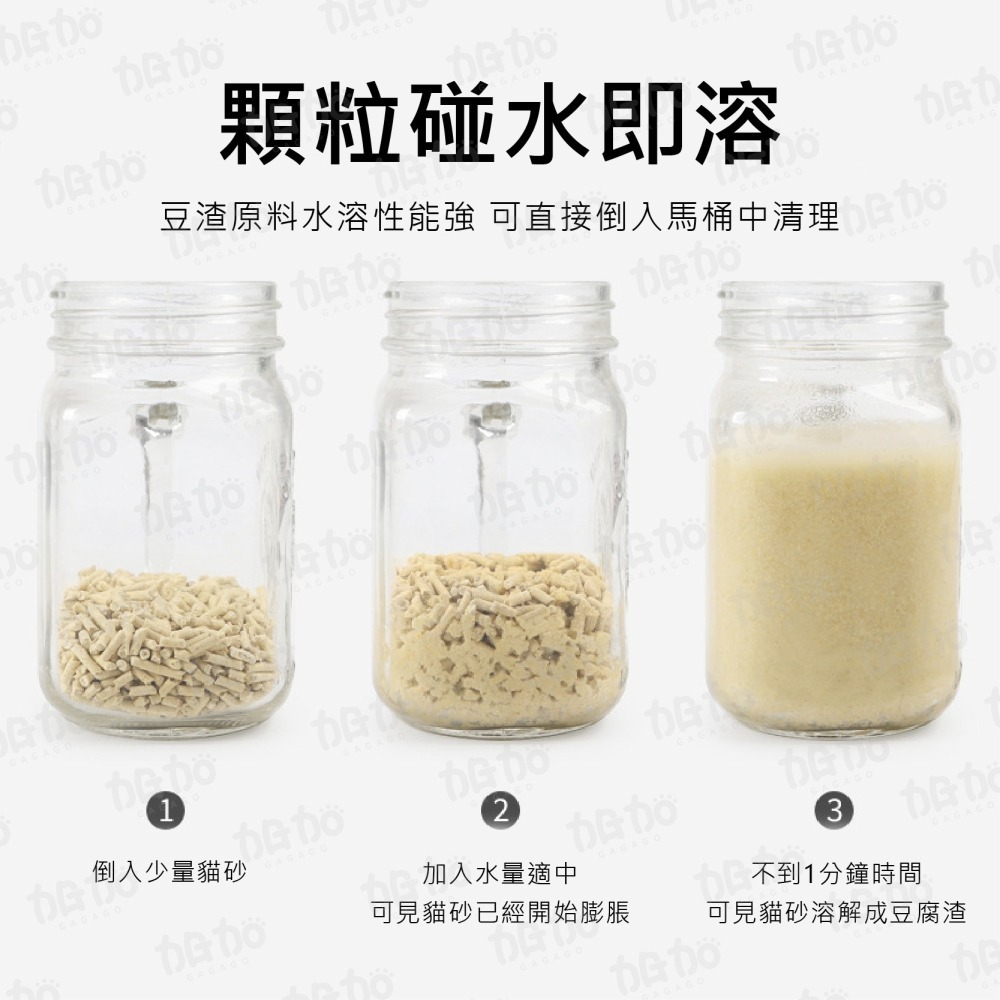 箱購專區GAGAGO【去味豆腐貓砂】6L植物豆腐貓砂2kg 除臭貓砂 貓砂 豆腐砂 豆腐貓砂 礦砂 松木砂 貓咪豆腐砂-細節圖2