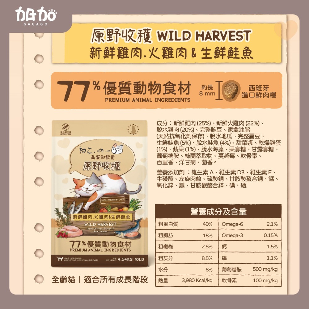 台灣現貨GAGAGO買大送小【吶一口｜無穀鮮肉飼料｜大包裝專區】貓飼料 凍乾貓飼料 凍乾糧 貓咪飼料 無穀貓糧 貓咪主食-細節圖5