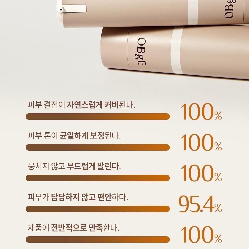 【現貨｜韓國熱銷男士必備】OBgE Natural Cover Lotion 自然遮瑕乳 50g＋10g｜清爽不黏｜自然-細節圖7