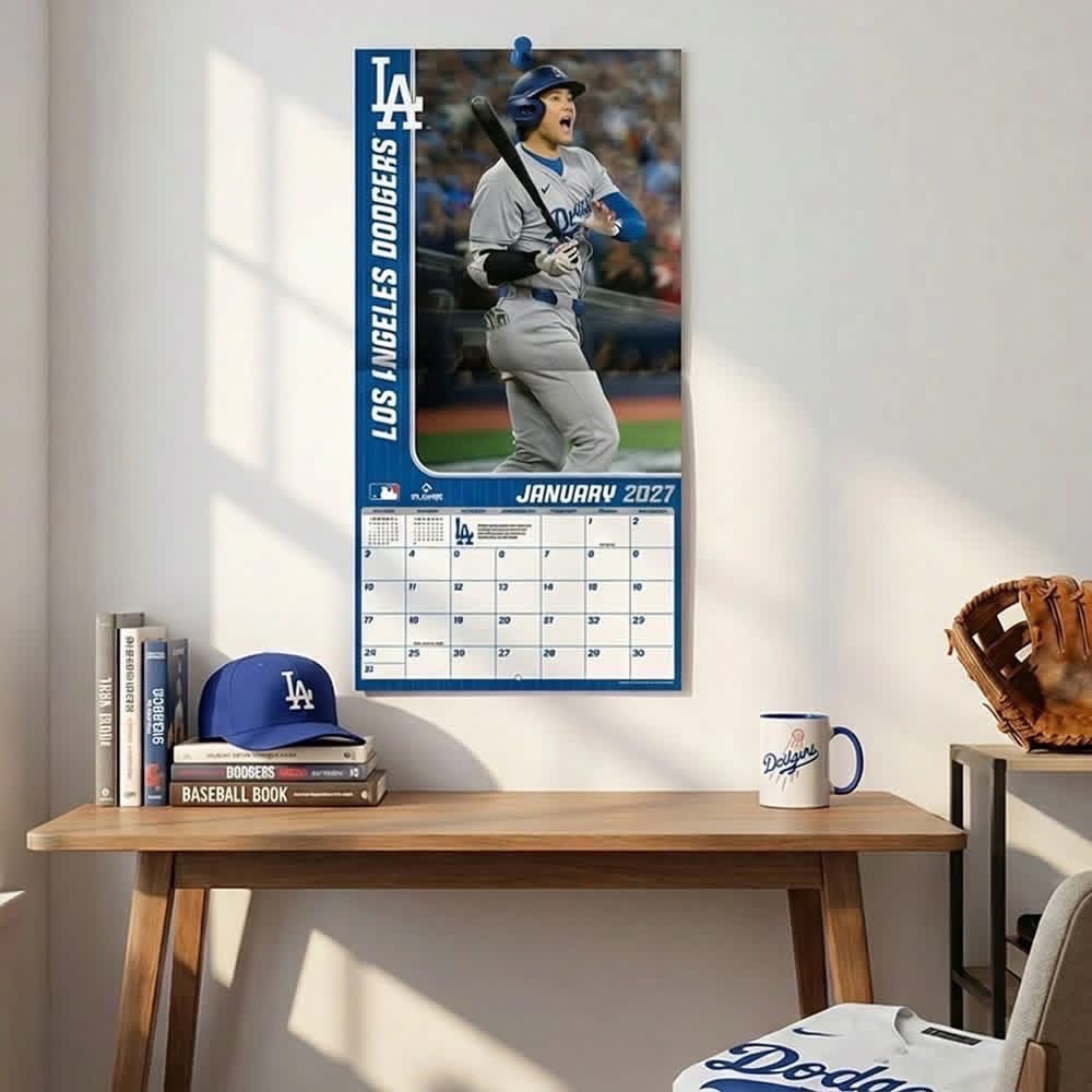 預購 日本大谷翔平 SHOHEI OHTANI 2027年官方壁掛月曆-細節圖2